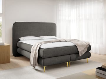 Neylinus Sängpaket Kontinentalsäng 140x200 cm - mörkgrå - Möbler - Sovrum - Sängar - Komplett Sängpaket