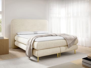 Neylinus Sängpaket Kontinentalsäng 160x200 cm - ljusbeige - Möbler - Sovrum - Sängar - Komplett Sängpaket