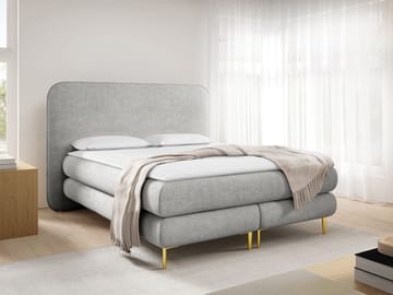 Neylinus Sängpaket Kontinentalsäng 180x200 cm - ljusgrå - Möbler - Sovrum - Sängar - Komplett Sängpaket