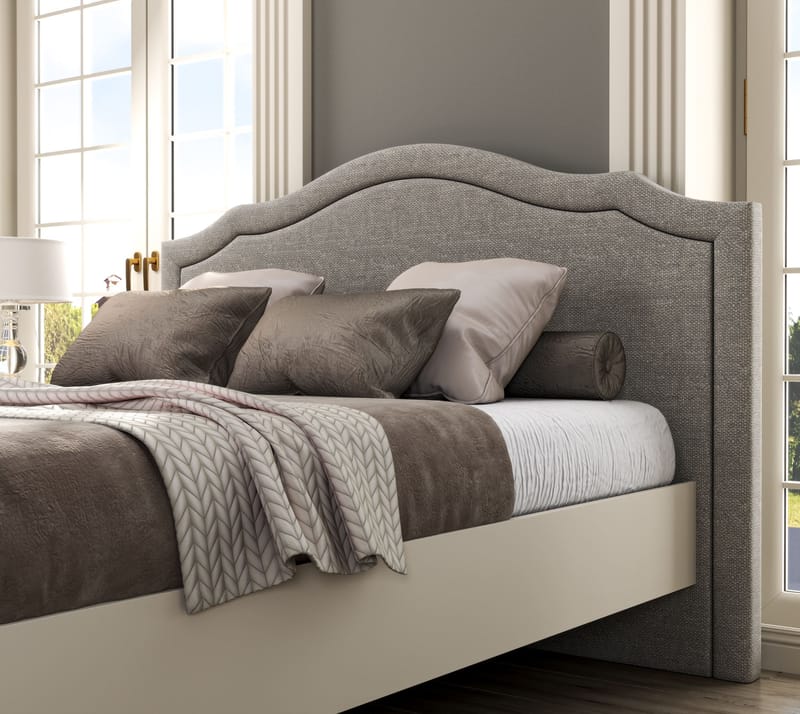 Nimora Dubbelsängram 180x200 cm - Crème, ek, grå - Möbler - Sovrum - Sängar - Sängar med förvaring