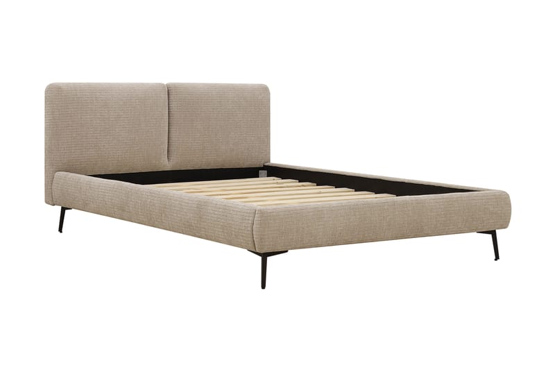 Nordic Komplett Sängpaket 140x200 cm med sänggavel - Beige - Möbler - Sovrum - Sängar - Komplett Sängpaket