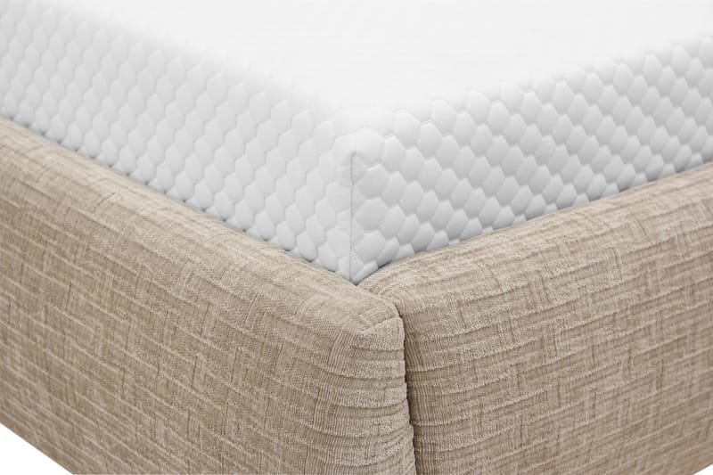 Nordic Komplett Sängpaket 140x200 cm med sänggavel - Beige - Möbler - Sovrum - Sängar - Komplett Sängpaket