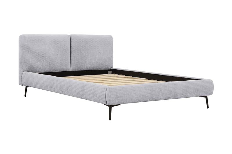 Nordic Komplett Sängpaket 140x200 cm med sänggavel - Grå - Möbler - Sovrum - Sängar - Komplett Sängpaket