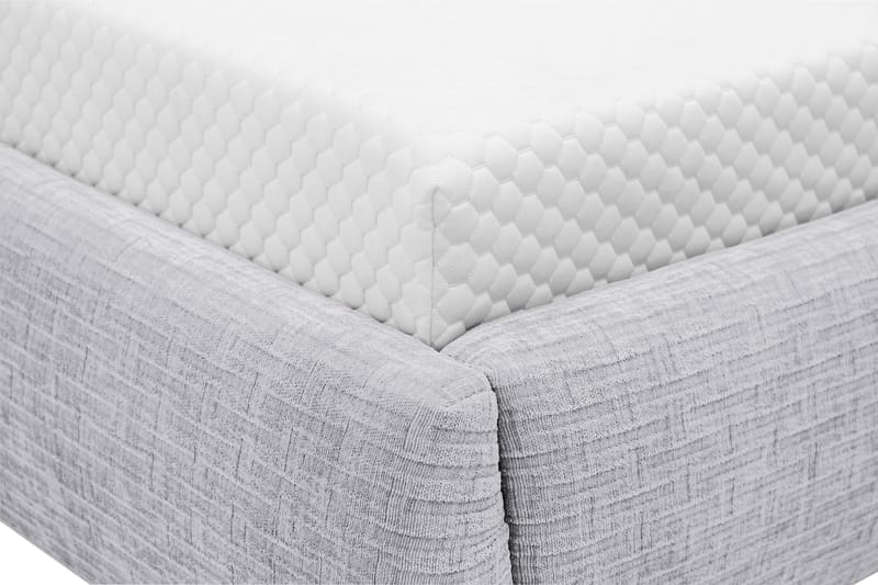 Nordic Komplett Sängpaket 140x200 cm med sänggavel - Grå - Möbler - Sovrum - Sängar - Komplett Sängpaket