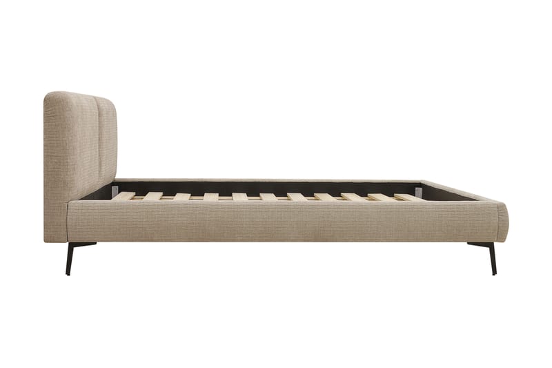 Nordic Komplett Sängpaket 160x200 cm med sänggavel - Beige - Möbler - Sovrum - Sängar - Komplett Sängpaket