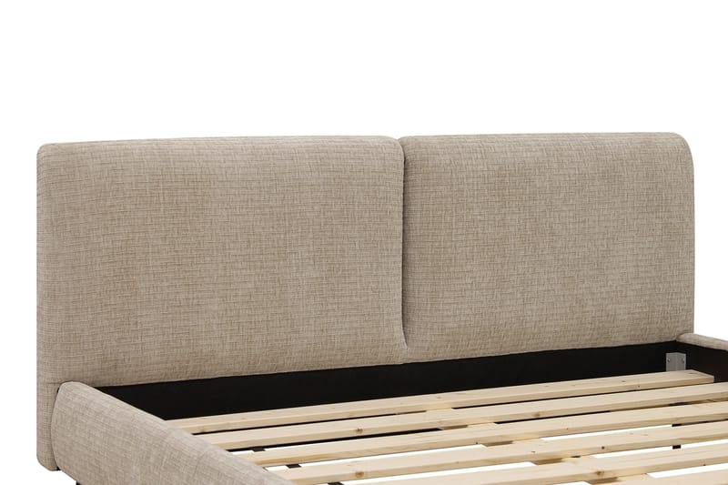 Nordic Komplett Sängpaket 160x200 cm med sänggavel - Beige - Möbler - Sovrum - Sängar - Komplett Sängpaket