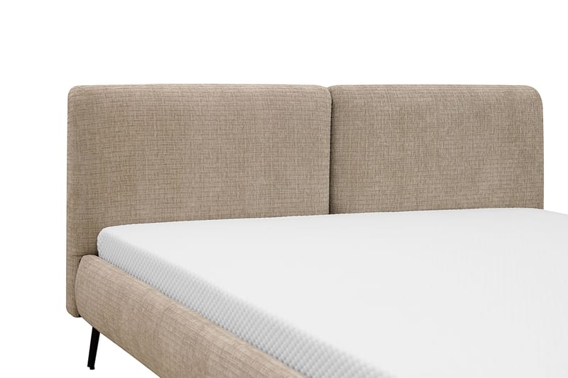 Nordic Komplett Sängpaket 160x200 cm med sänggavel - Beige - Möbler - Sovrum - Sängar - Komplett Sängpaket
