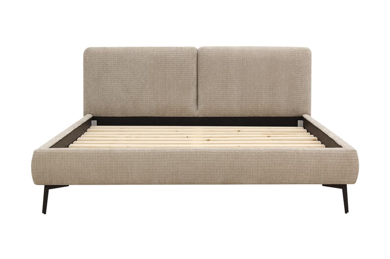 Nordic Komplett Sängpaket 160x200 cm med sänggavel - Beige - Möbler - Sovrum - Sängar - Komplett Sängpaket