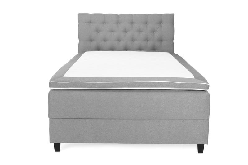 OAKHAM Komplett Sängpaket Säng med Förvaring 140x200 Ljusgrå - Sängar med förvaring