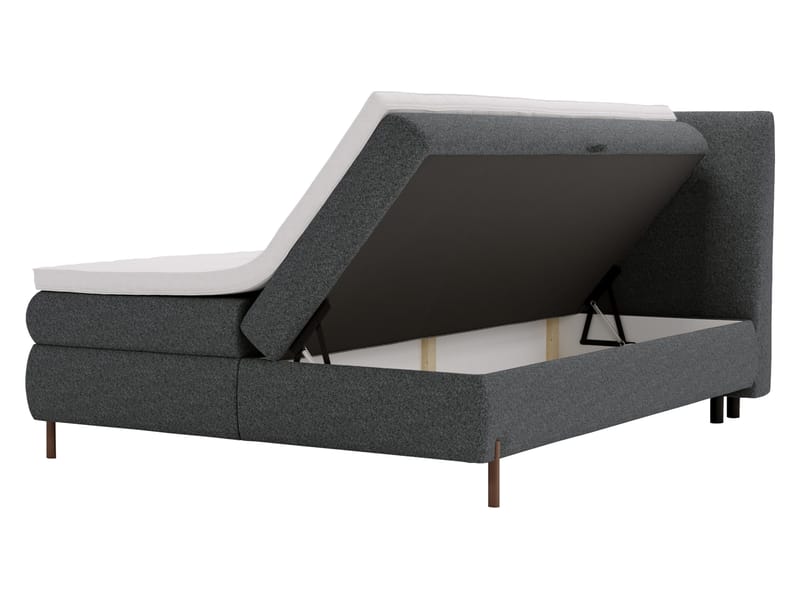 Orvalen Sängpaket Kontinentalsäng 140x200 cm med Lyftförvaring - ljusgrå - Möbler - Sovrum - Sängar - Komplett Sängpaket