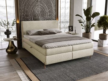 Orvalen Sängpaket Kontinentalsäng 180x200 cm med Lyftförvaring - beige - Möbler - Sovrum - Sängar - Komplett Sängpaket