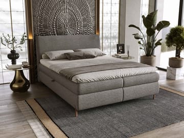 Orvalen Sängpaket Kontinentalsäng 180x200 cm med Lyftförvaring - grå - Möbler - Sovrum - Sängar - Komplett Sängpaket