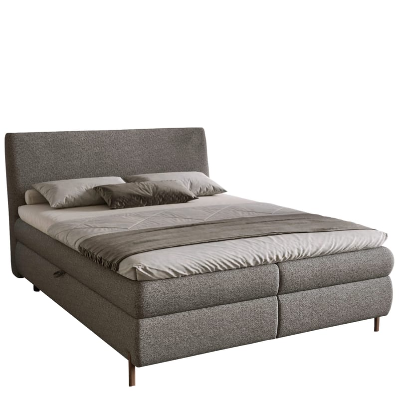 Orvalen Sängpaket Kontinentalsäng 180x200 cm med Lyftförvaring - grå - Möbler - Sovrum - Sängar - Komplett Sängpaket