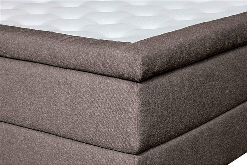 Oslo Lyx Kontinentalsäng 120 knappar loop 8 - Ljusbrun - Möbler - Sovrum - Sängar - Kontinentalsängar