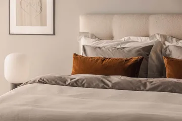 Oslo Lyx Kontinentalsäng Boucle 180x200 - Ljusbeige - Möbler - Sovrum - Sängar - Komplett Sängpaket