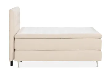 Oslo Lyx Kontinentalsäng Boucle 180x200 - Ljusbeige - Möbler - Sovrum - Sängar - Komplett Sängpaket