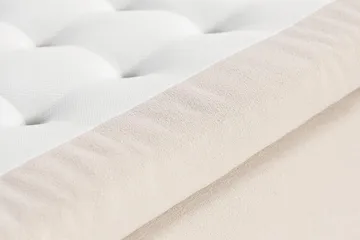 Oslo Lyx Kontinentalsäng Boucle 180x200 - Ljusbeige - Möbler - Sovrum - Sängar - Komplett Sängpaket