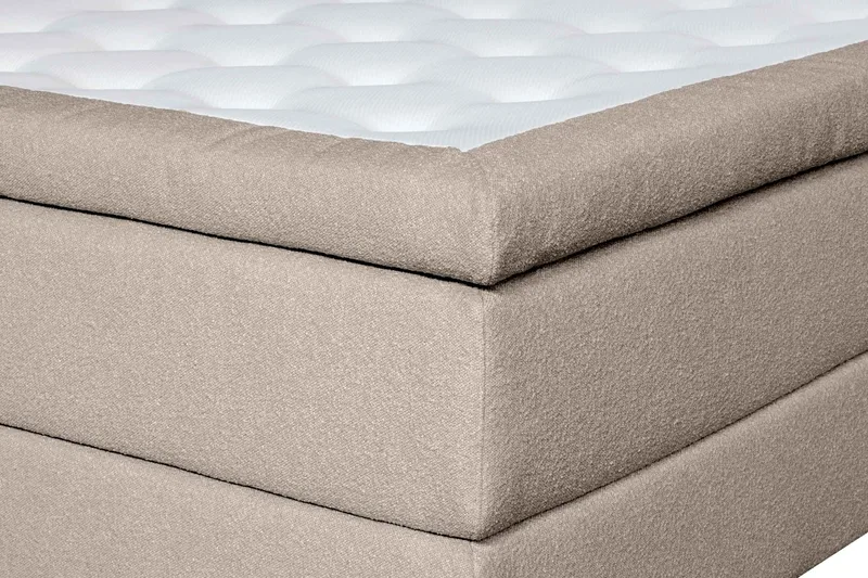 Oslo Lyx Sängpaket 140 curved loop 3 - Beige - Möbler - Sovrum - Sängar - Kontinentalsängar