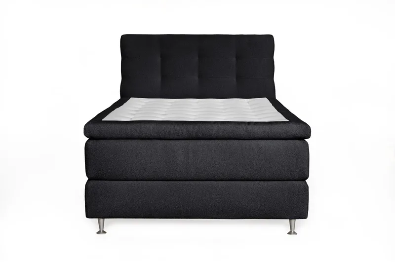 Oslo Lyx Sängpaket 140 knappar loop 20, Svart