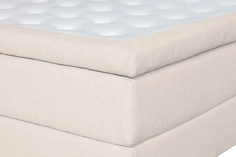 Oslo Lyx Sängpaket 160 curved loop 2 - Ljusbeige - Möbler - Sovrum - Sängar - Kontinentalsängar