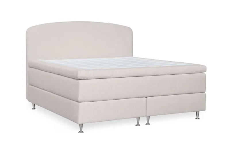 Oslo Lyx Sängpaket 180 curved loop 2 - Ljusbeige - Möbler - Sovrum - Sängar - Kontinentalsängar