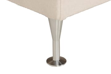 Oslo Lyx Sängpaket Boucle 120x200 Djuphäftad gavel - Ljusbeige - Möbler - Sovrum - Sängar - Kontinentalsängar