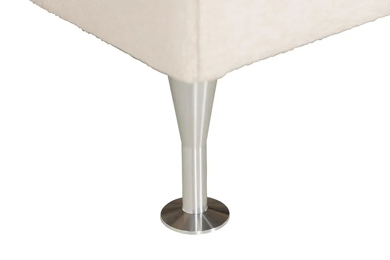 Oslo Lyx Sängpaket Boucle 180x200 Knappad gavel - Beige - Möbler - Sovrum - Sängar - Kontinentalsängar