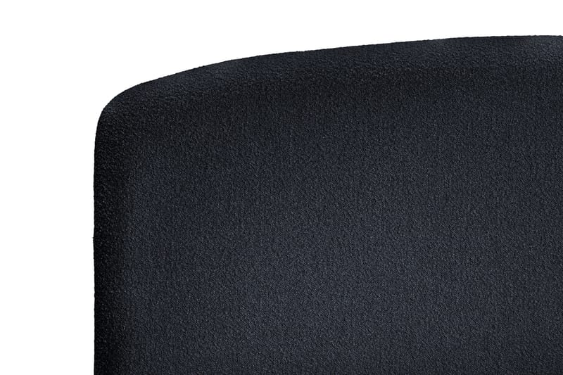 Oslo Lyx Sängpaket Kontinentalsäng 140x200 cm Curved Sänggavel - Svart - Möbler - Sovrum - Sängar - Kontinentalsängar