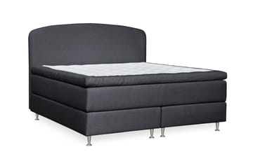 Oslo Lyx Sängpaket Kontinentalsäng 160x200 cm Curved Sänggavel