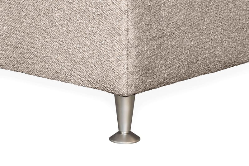 Oslo Lyx Sängpaket Kontinentalsäng 180x200 cm Curved Sänggavel - Beige - Möbler - Sovrum - Sängar - Komplett Sängpaket