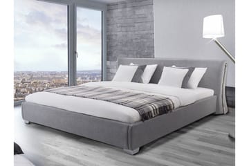 Paris Vattensäng 160|200 cm - Grå - Möbler - Sovrum - Sängar - Dubbelsängar