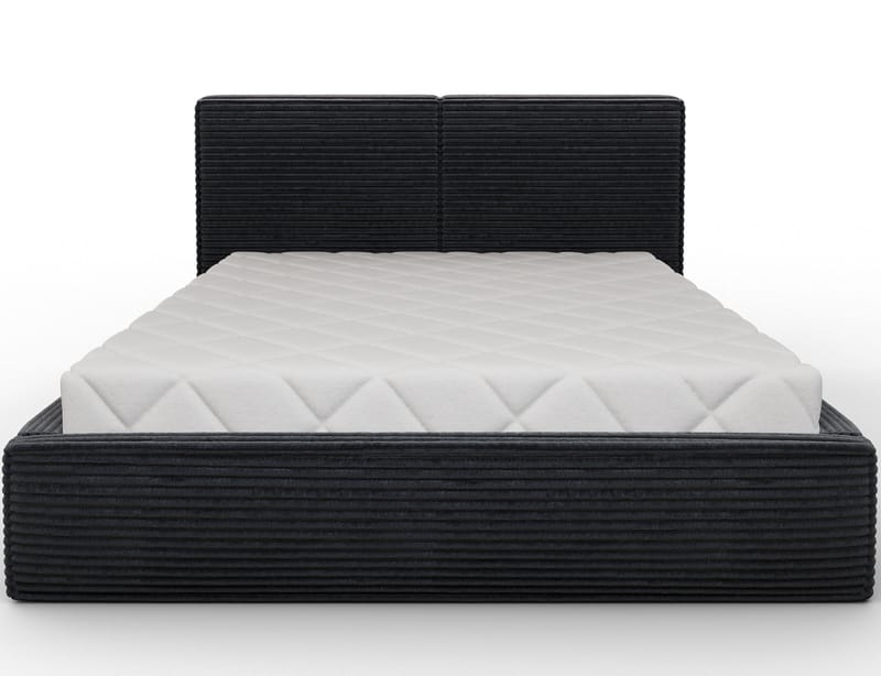 Pesillo Sängram med förvaring 140x200 cm - svart - Möbler - Sovrum - Sängar - Sängar med förvaring