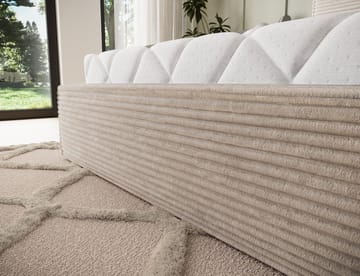 Pesillo Sängram med förvaring 180x200 cm - svart - Möbler - Sovrum - Sängar - Sängar med förvaring