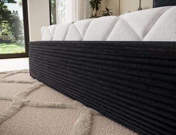 Pesillo Sängram med förvaring 180x200 cm - svart - Möbler - Sovrum - Sängar - Sängar med förvaring