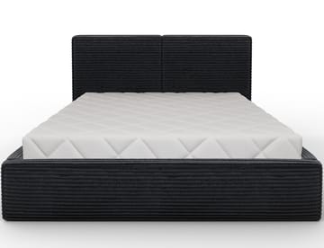 Pesillo Sängram med förvaring 180x200 cm - svart - Möbler - Sovrum - Sängar - Sängar med förvaring
