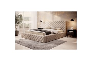 Princce Sängram 180x200 cm - Svartvit - Möbler - Sovrum - Sängar - Sängar med förvaring