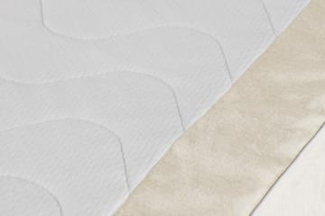 Princess Komplett Sängpaket – Kontinentalsäng 140x200 cm med Sänggavel + Bäddmadrass - Beige - Möbler - Sovrum - Sängar - Kontinentalsängar