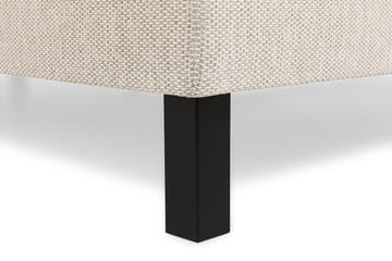 Princess Komplett Sängpaket – Kontinentalsäng 160x200 cm i Tyg med Sänggavel + Bäddmadrass med Fasthetsgrad Medium - Ljusbeige - Möbler - Sovrum - Sängar - Kontinentalsängar