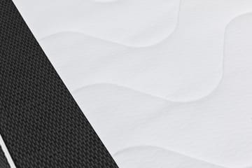 Princess Komplett Sängpaket – Kontinentalsäng 160x200 cm i Tyg med Sänggavel + Bäddmadrass med Fasthetsgrad Medium - Mörkgrå - Möbler - Sovrum - Sängar - Kontinentalsängar