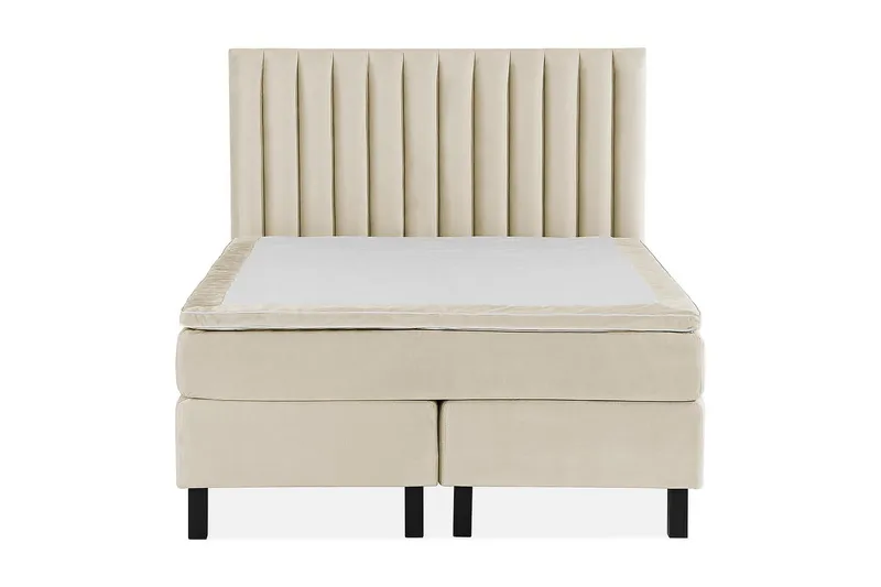 Princess Kontinentalsäng 140x200cm - Beige/Sammet - Möbler - Sovrum - Sängar - Kontinentalsängar