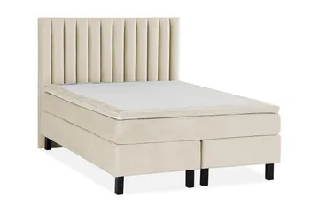 Princess Kontinentalsäng 140x200cm - Beige/Sammet - Möbler - Sovrum - Sängar - Kontinentalsängar