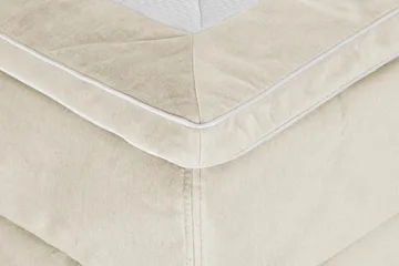 Princess Kontinentalsäng 140x200cm - Beige/Sammet - Möbler - Sovrum - Sängar - Kontinentalsängar