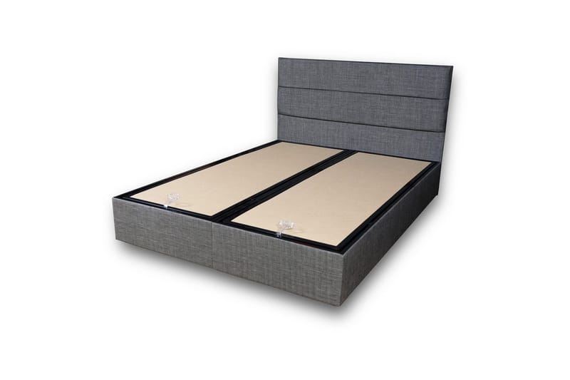 Quarel Sängpaket Ramsäng 140x190 cm - Silver - Möbler - Sovrum - Sängar - Komplett Sängpaket