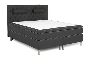 Queen Komplett Sängpaket 160x200 - Svart - Möbler - Sovrum - Sängar - Komplett Sängpaket