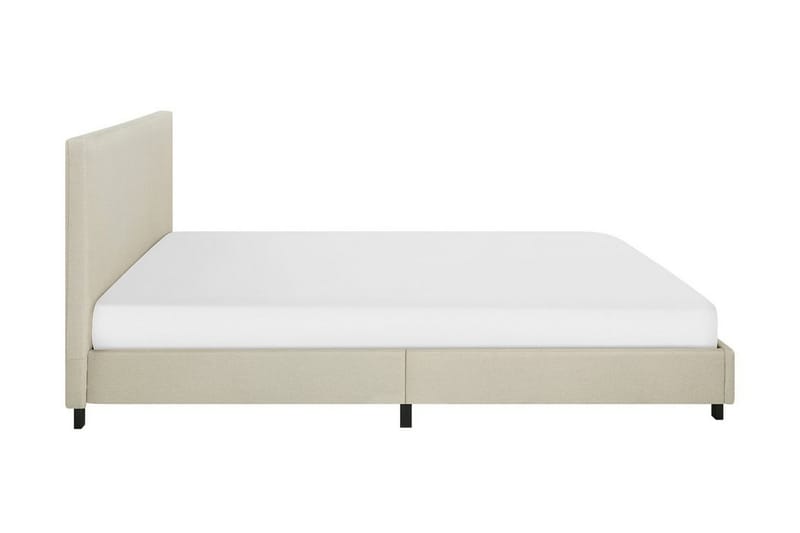 Albi Dubbelsäng 180x200 cm i Tyg med Sänggavel - Beige - Möbler - Sovrum - Sängram & sängstomme