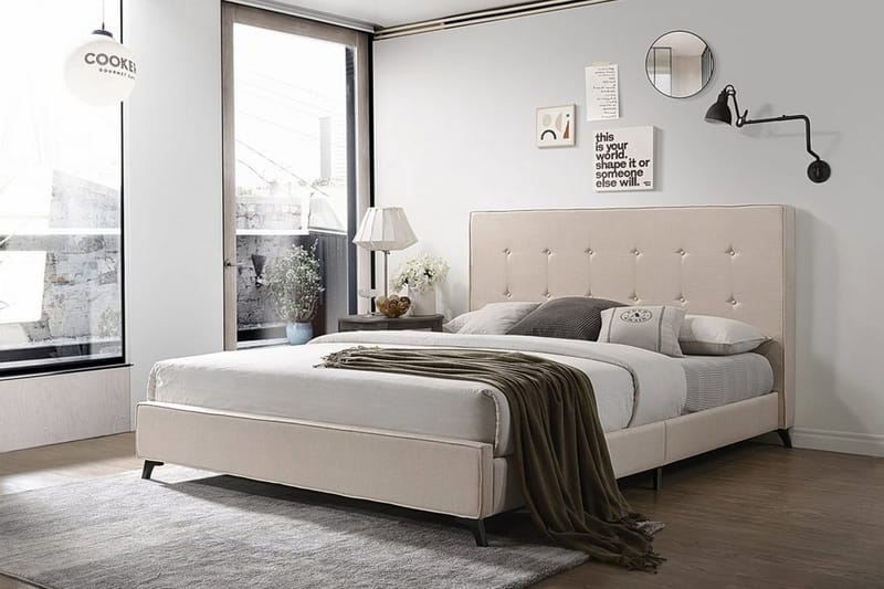 Ambassador Dubbelsäng 140x200cm - Beige - Möbler - Sovrum - Sängar - Ramsäng