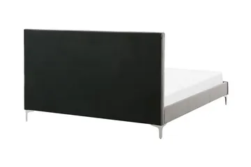 Amberta Ramsäng 140x200 cm - Sammet/Grå - Möbler - Sovrum - Sängram & sängstomme