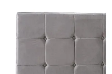 Amberta Ramsäng 140x200 cm - Sammet/Grå - Möbler - Sovrum - Sängram & sängstomme