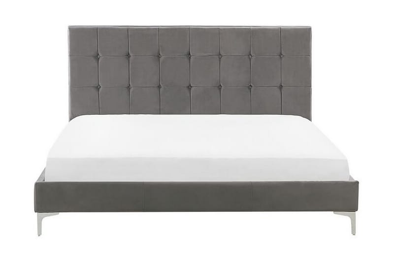 Amberta Ramsäng 140x200 cm, Sammet/Grå