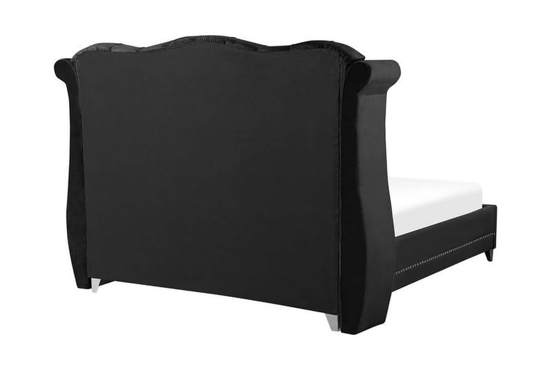 Ayette Dubbelsäng 160x200 cm - Svart/Sammet - Möbler - Sovrum - Sängar - Ramsäng